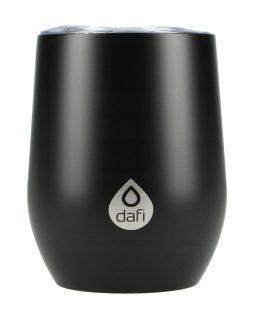 Termoska, termonádoba - Dafi termohrnček 0,33 l, čierny